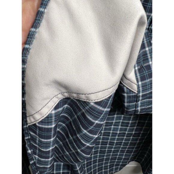 Orvis Tech Active Fit Plaid Long Sleeve Button Down Shirt Men's Size Large - Picture 6 of 11